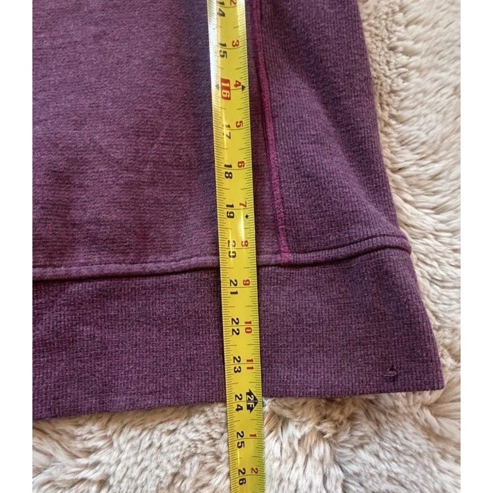 Lululemon Scuba Stripes Hoodie 6 Full Zip Thumbholes Fleece Purple - Picture 10 of 11